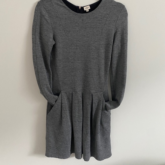 Wilfred Tartine Long Sleeve Dress Grey size 4 - Picture 1 of 3